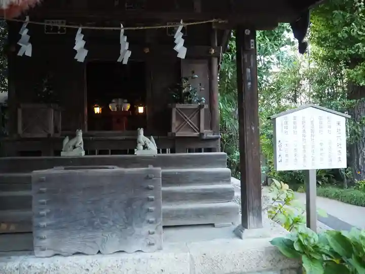 鷺宮八幡神社の末社・摂社