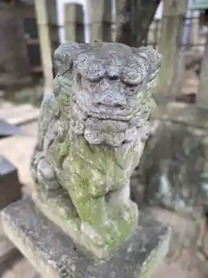 横田神社の狛犬