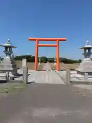 天塩厳島神社の鳥居