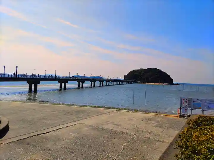 八百富神社の景色