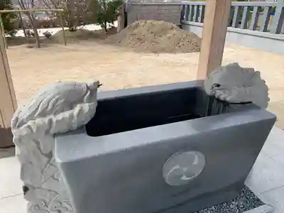 栗橋八坂神社の手水舎