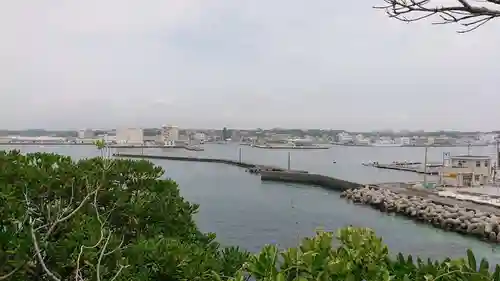 楫の三郎山神社の景色