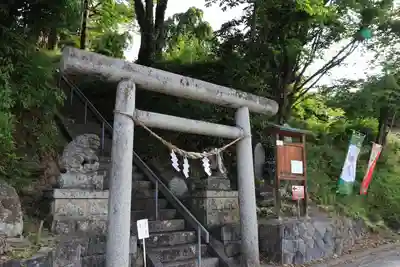 阿久津「田村神社」(郡山市阿久津町)旧社名:伊豆箱根三嶋三社の鳥居