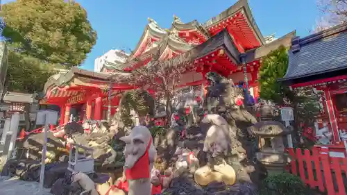 京濱伏見稲荷神社の狛犬