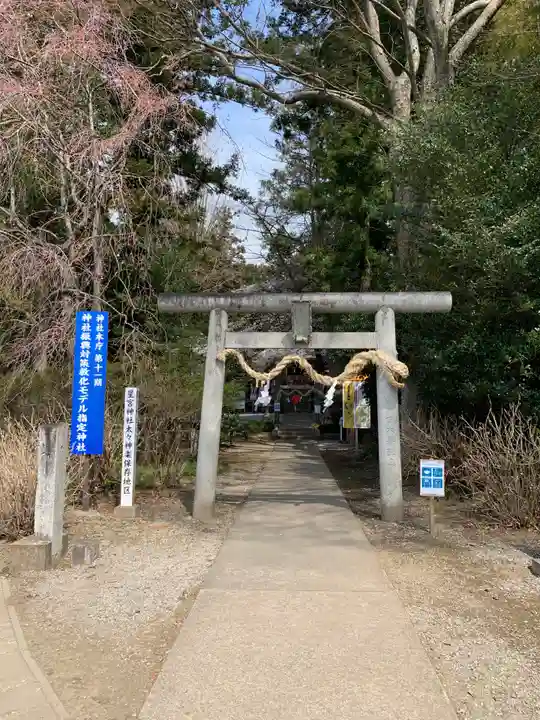 下野 星宮神社の鳥居