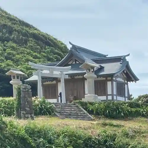 宗像大社沖津宮遥拝所の本殿