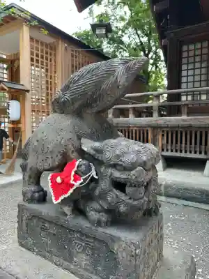 北海道神宮頓宮の狛犬