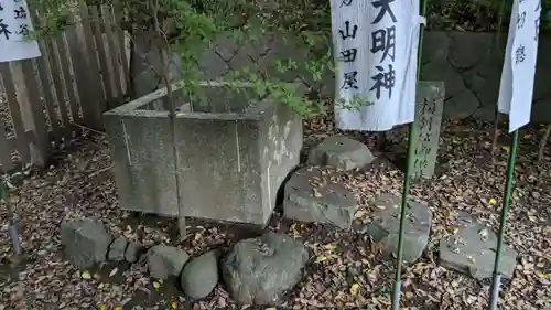 白旗神社(西御門)の手水舎