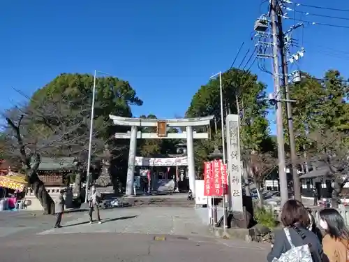 針綱神社の鳥居