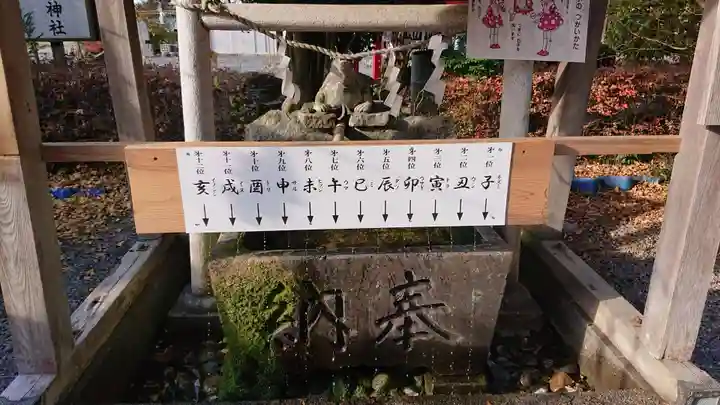 磐裂根裂神社の手水舎