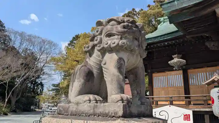 子鍬倉神社の狛犬