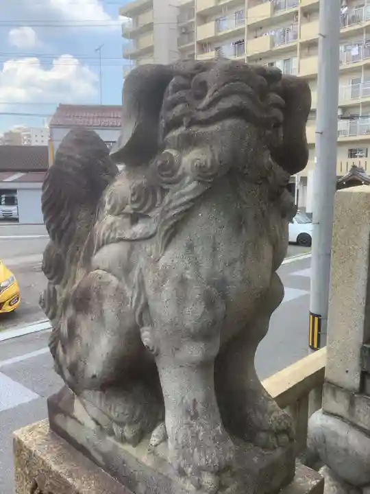 大山祗社(新生)の狛犬