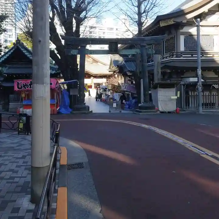 湯島天満宮の鳥居