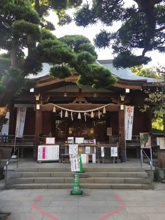 鳩森八幡神社の本殿・本堂