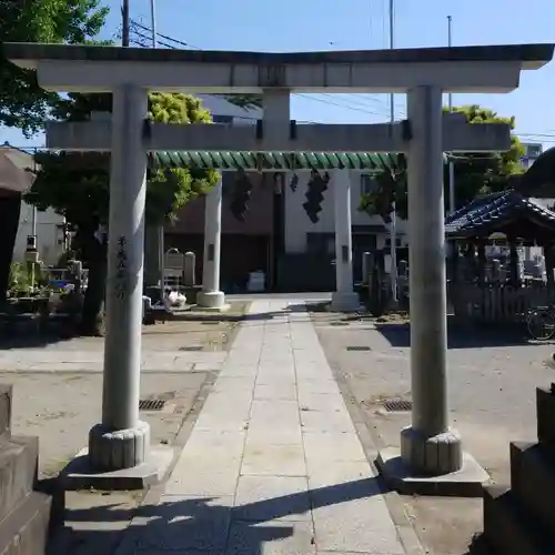 天祖神社の鳥居