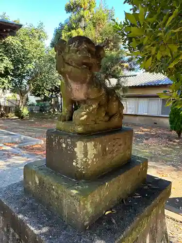 下石原八幡神社の狛犬