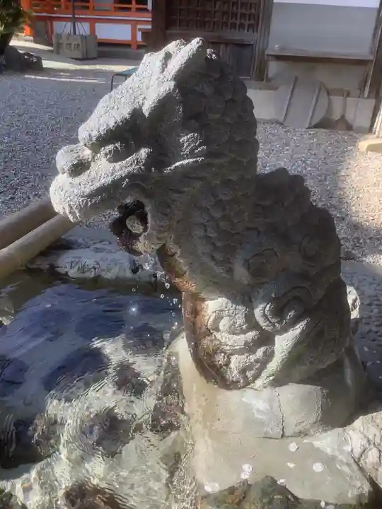 龍泉寺の手水舎