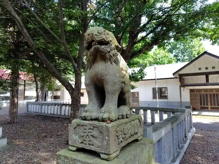 妹背牛神社の狛犬