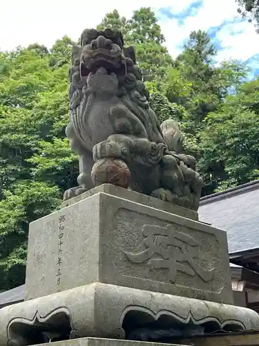 戸隠神社中社の狛犬