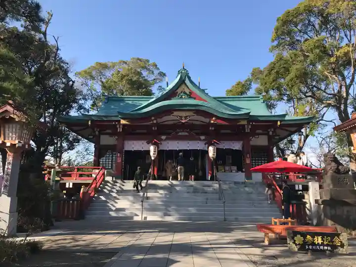 多摩川浅間神社の本殿・本堂