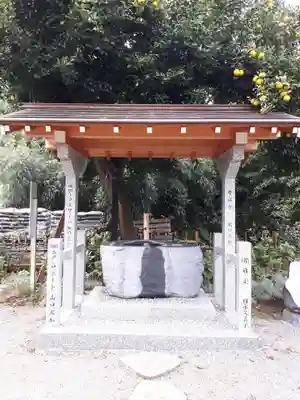 蓮田東照宮の手水舎