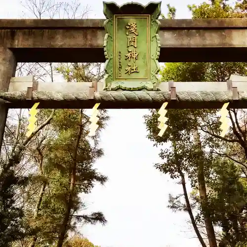 篠崎浅間神社の鳥居