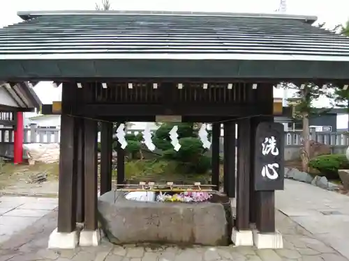 白老八幡神社の手水