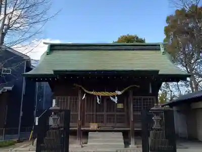 三ツ和氷川神社の本殿・本堂