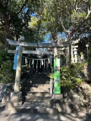 多摩川浅間神社の鳥居