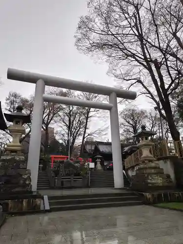 安積國造神社の鳥居