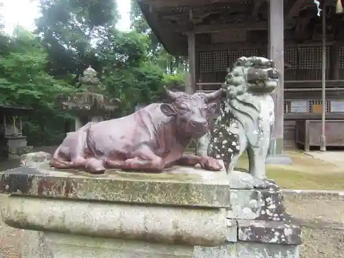 舟城神社の狛犬