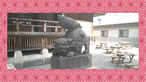 北海道神宮頓宮の狛犬