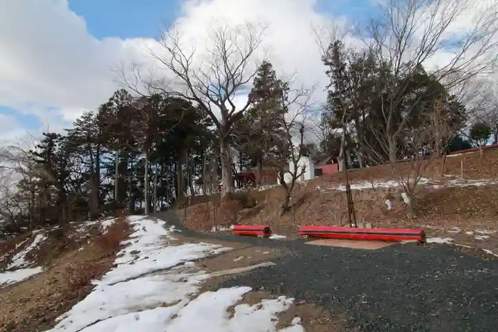 阿久津「田村神社」(郡山市阿久津町)旧社名:伊豆箱根三嶋三社の景色