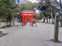 神明社・小河天神社合殿の鳥居