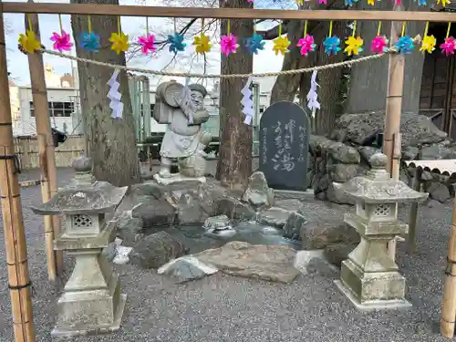 温泉神社〜いわき湯本温泉〜の庭園