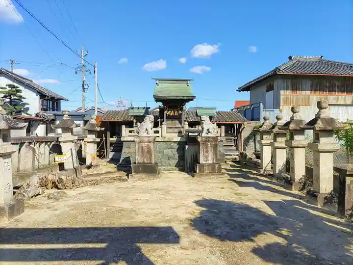 筏場社の本殿・本堂