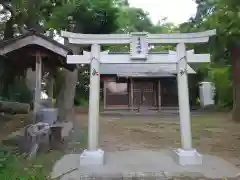 産土明神の鳥居