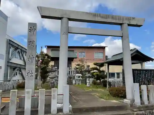 神明神社の鳥居