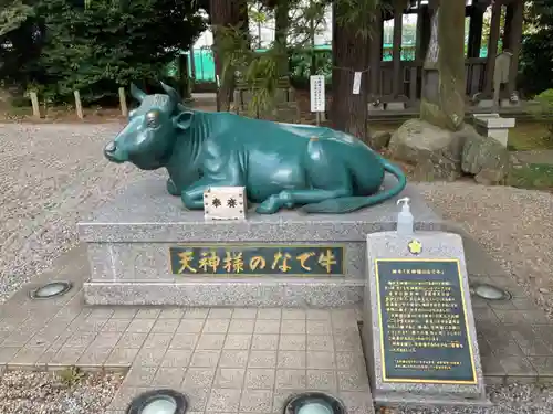 朝日森天満宮の狛犬