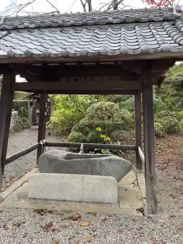 西恩寺の手水