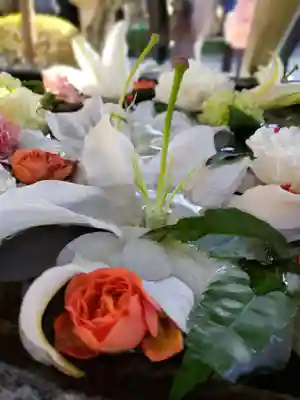 鳩森八幡神社の手水舎