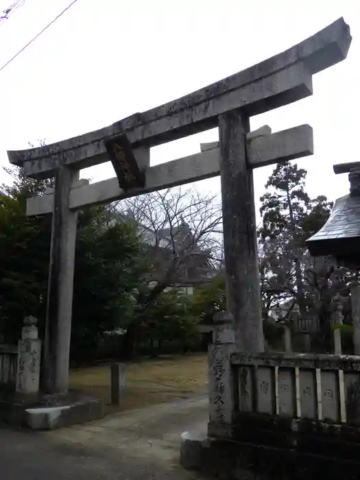 井上八幡神社の鳥居