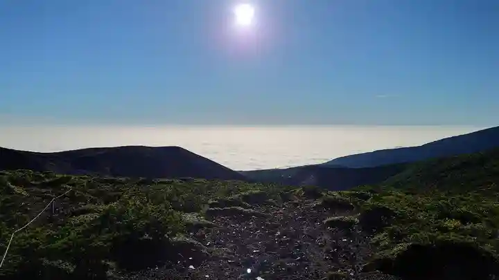刈田嶺神社(奥宮)の景色