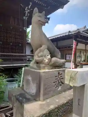 半田稲荷神社の狛犬