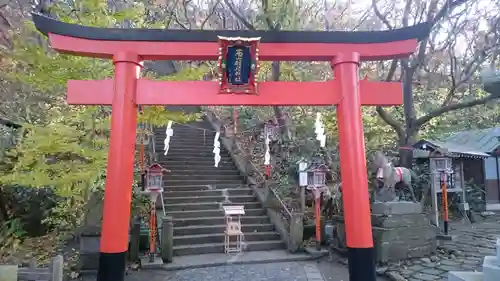 高山稲荷神社の鳥居