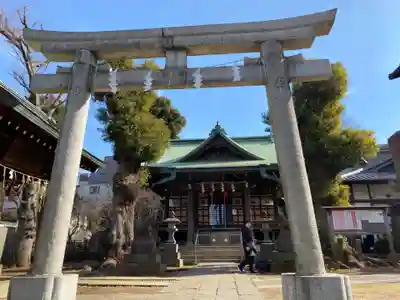 西向天神社の鳥居