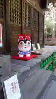 滑川神社 - 仕事と子どもの守り神の狛犬