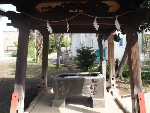 氷川神社の手水