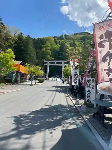 諏訪大社上社本宮の鳥居