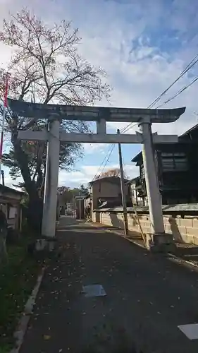 月山神社の鳥居